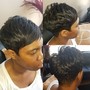 Relaxer touch up