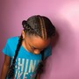 Kid's Braided ponytail