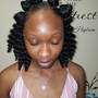 Natural Hair "Roller Set"