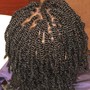 Knot less box braids( medium )