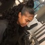 Basic Sew In (Bone Straight) Curls are $25 extra