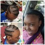 Kid's Medium Cornrow with beads