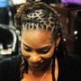 Loc All Over Color - Dark Brown, Black - permanent