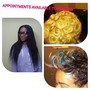 In person consultation for makeup or hair services