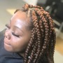 Medium Box Braids Waist Length