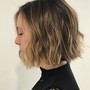 Blowout add on with balayage