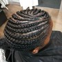 Natural Two Strand Twists Up Do