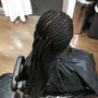 Natural Two Strand Twists Up Do (no extension hair added)