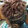 Natural Hair Shampoo and Twist Out