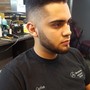 Mens haircut with beard trim