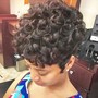 updos on natural hair