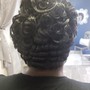 Finger waves (relaxed hair)