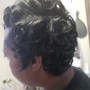 Finger waves (relaxed hair)