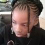 Kids Braids. Without Weave