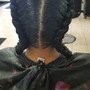 Shampoo condition and Blowout (braid prep)