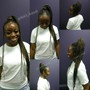 Natural hair braid design