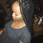 Small knotless braids