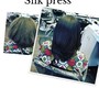 Silk press (natural hair)