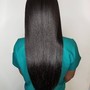 Sew in (with leaveout)