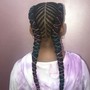 2 Feed In Braids