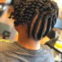 Two Strand Twists with a Stretch