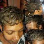 Relaxer touch up