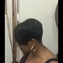 Shampoo, Cut, and Style on Relaxed Hair