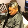 Small Feedin + Box Braids