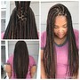 Boho flip over (with human hair )