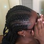 FRENCH BRAID PONYTAIL(MED)