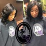 Lace closure sew-in