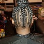 4 feed-in  braids