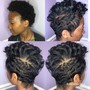 Shampoo and Style on natural hair