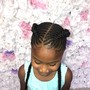 Medium knotless braids