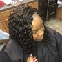 Shampoo/Condition Blow Dry Braid Down