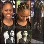 Basic Cornrows (no hair added)