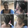 Add beads to braids