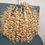 Natural Hair Silk Press