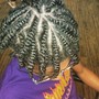 Natural Hair Comb Twist