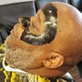 BlackMask facial/Haircut