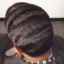 Male wave set style