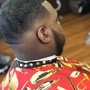 Bald fade, beard trim ,; razor line