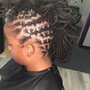 Loc Maintenance W/ Double Strand Pas Mid-Back