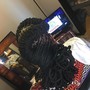 Loc Maintenance W/ Double Strand Pas Mid-Back