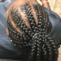 Med size Feedin Braid ponytail