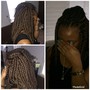 Medium Box Braid/twist take down