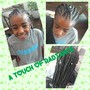 Kids Cornrows/ Dutch Braids with own hair