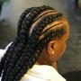 Kids knotless braids