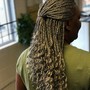 Large Knotless Braids butt length