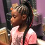 Kid's Braided ponytail